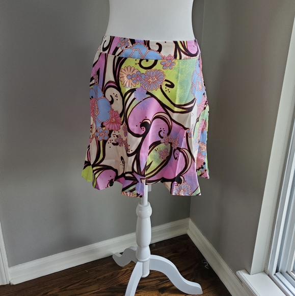 NWT Free People Phoebe Print Miniskirt - Picture 5 of 8